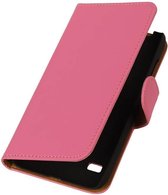 Wicked Narwal | bookstyle / book case/ wallet case Hoes voor Huawei Huawei Ascend Y550 Roze