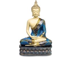 Yogi & Yogini Boeddhabeeld Thaise Stijl – Boeddha in Mudra van Meditatie – 29 cm