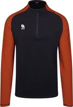 Robey Performance Half-Zip Top - Black/Orange - 3XL