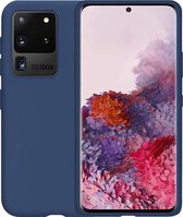 Coque en Siliconen Samsung Galaxy S20 Ultra - Blauw foncé