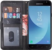 Samsung j5 2017 hoesje bookcase zwart - Samsung galaxy j5 2017 hoesje bookcase zwart wallet case portemonnee book case hoes cover hoesjes