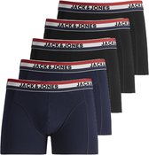 JACWAISTBAND STRIB TRUNKS 5 PACK