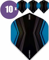 ABC Darts - Dart Flights - Pentathlon HD150 Blauw - 10 sets (30 st.)