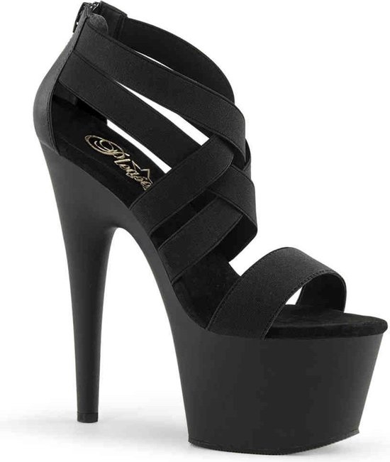 Pleaser - ADORE-769 Sandaal met enkelband, Paaldans schoenen - Paaldans schoenen - 41 Shoes - Zwart