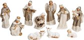 Kerststal Antieke - Set van 10 Stuks (4 - 16 cm)