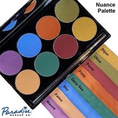 Mehron Paradise AQ Schmink op waterbasis schminkpalet - 8 kleuren Nuance