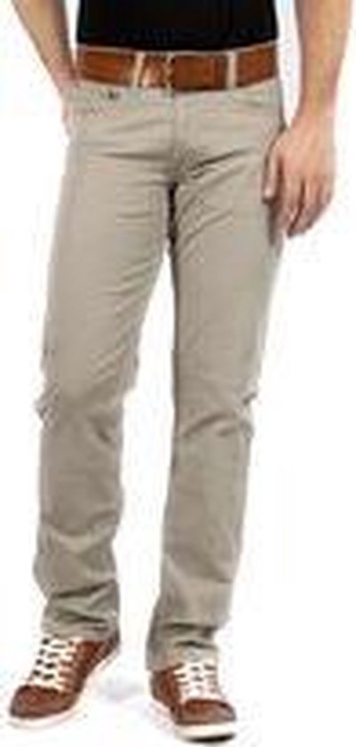 Maskovick Jeans pour hommes Clinton stretch Regular - Couleur: Beige - Taille: 40/34