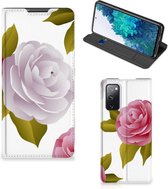 Telefoon Hoesje Cadeau voor haar Geschikt voor Samsung Galaxy S20 FE Wallet Flip Case Roses