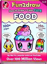 Fun2draw 2 - How to Draw + Color Cute Food - Fun2draw Lv. 2