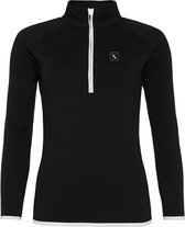 LXURY Dames Sportvest Maat L - Sport Trui - Halve Rits - Zwart - Sportkleding