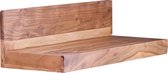 Wandplank - Wandplank hout - Landelijk - Handgemaakt - Hout - 60x23x17 cm