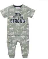 Dirkje E-PANDA STRONG Baby Jongens 2 pce Kledingset - Maat 50