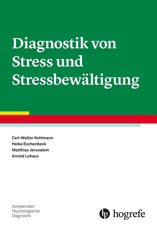 Kompendien Psychologische Diagnostik 20 - Diagnostik von Str ... - cover