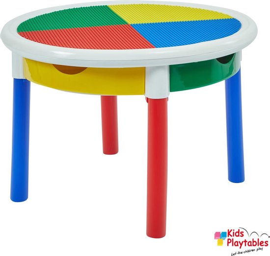 Speeltafel Rond geschikt voor LEGO® - div kleuren - Kunststof Kindertafel -  Kleurtafel... | bol.com