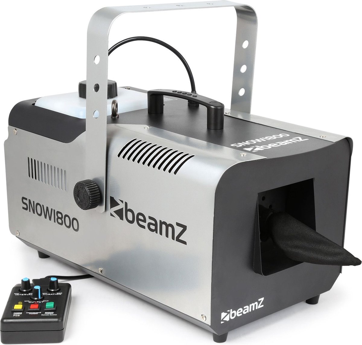 Sneeuwmachine - Beamz SNOW1800 - Sneeuwmachine met afstandsbediening met timer - BeamZ