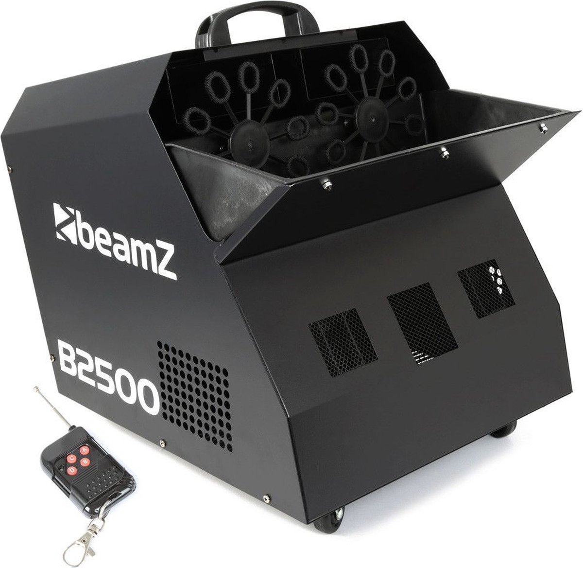 Bellenblaasmachine - Beamz B2500 professionele dubbele bellenblaasmachine met draadloze afstandsbediening - BeamZ