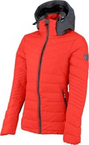 Falcon Wintersportjas - Maat L  - Vrouwen - rood/donker grijs