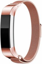 Shop4 - Fitbit Alta Bandje - Metaal Rosé goud