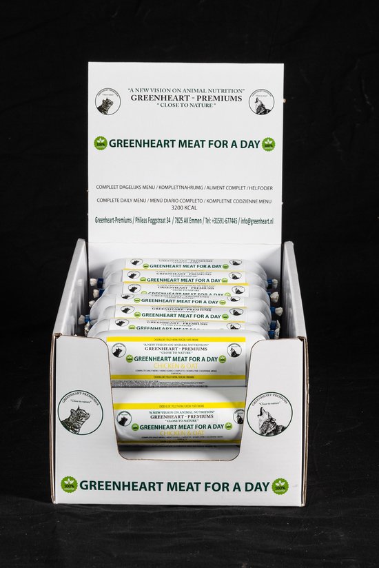 Greenheart Meat for a day Chicken & Oat 21x250g - houdbare worst