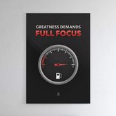 Walljar - Full Focus - Muurdecoratie - Poster met lijst