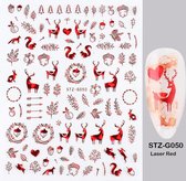 Nagelstickers - Nailart - 3D Stickers - Kerst Stickers - Kerstmis - Nageldecoratie - Nagelversiering (3)