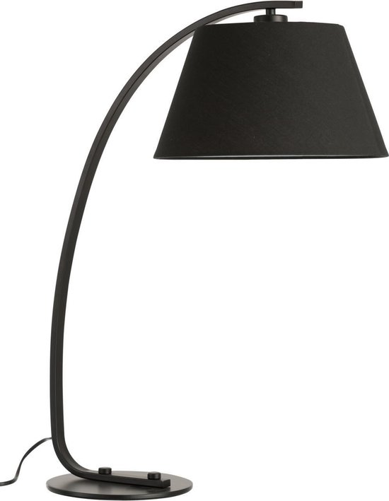 J-Line - Tafellamp - Bureaulamp - Boog - Metaal - Zwart