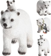 5 stuks Ijsbeer 9 cm met 3 assorti designs