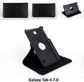 Samsung Galaxy Tab 4  7.0  Draaibare tablethoes Zwart voor bescherming van tablet