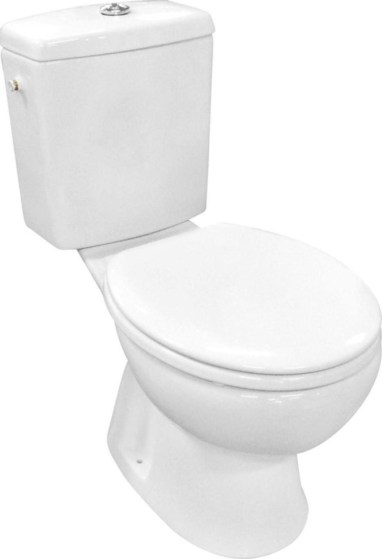 Nemo Go Carde PACK staand toilet AOuitgang 24 cm met WCzitting reservoir  met Geberit... | bol.com