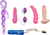 Mini Sex Toy Set 6 Items - Spannend voor koppels - Sex speeltjes - Stimulerend voor clitoris - Sex toys - Erotiek - Bondage - Sexspelletjes voor mannen en vrouwen – Stimulerend voo