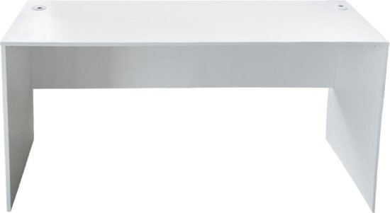 Bureau - laptoptafel - 140 cm breed en 50 cm diep - wit