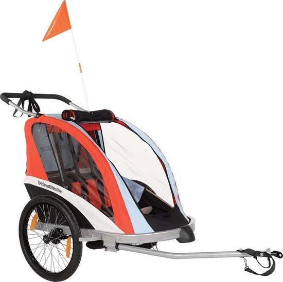 WeeRide Go 3 In 1 - fietskar - 2 personen kinderwagen/buggy - jogger - all  terrain -... | bol.com