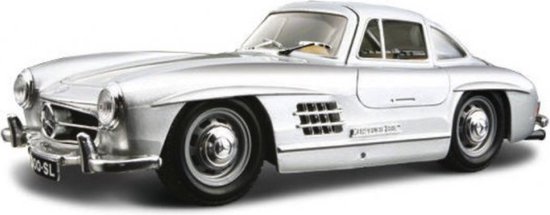 Maquette voiture Mercedes-Benz 300SL Gullwing 1954 argent 19 x 7 x 5 cm -  Échelle 1:24... | bol
