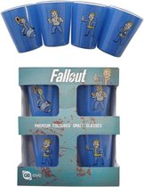 Fallout Premium Coloured Shot Glass 4 Pack