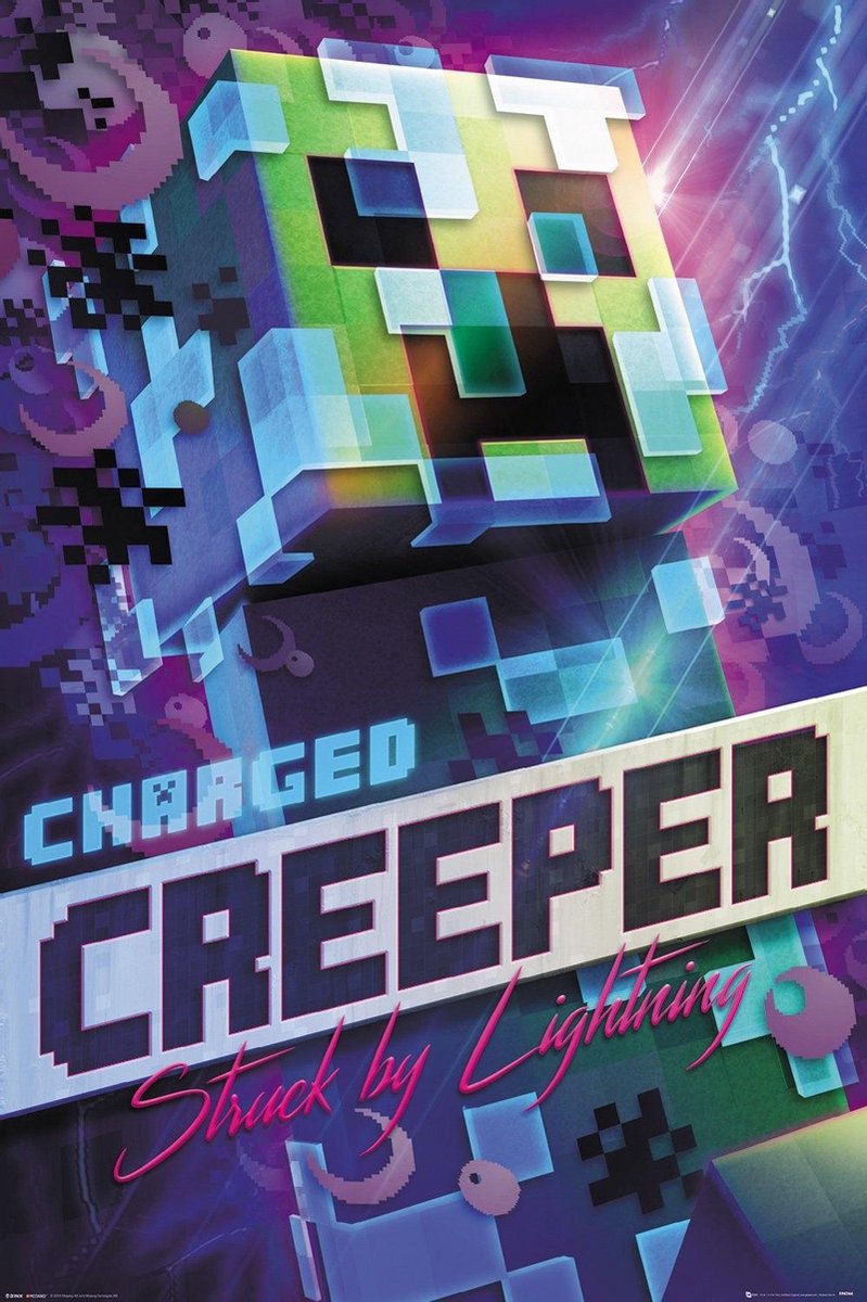 Minecraft - Poster 61X91 - Charged Creeper
