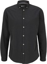 Tom Tailor Lange mouw Overhemd - 1022713 Zwart (Maat: XL)