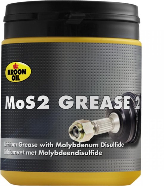 KroonOil MOS2 Grease EP 2 34074 600 g pot bol