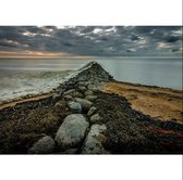 Schilderenopnummers.com® - Schilderen op nummer volwassenen - Waddenzee bij Tzummarrum - 50x40 cm - Paint by numbers