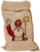 Verhaak Sinterklaaszak 80 X 50 Cm Jute Bruin