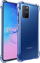 Shockproof Flexibele achterkant Silicone hoesje transparant Geschikt voor: Samsung Galaxy S10E