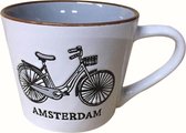 Memoriez Mok Fiets Amsterdam Grijs - Set van 2