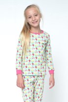 Happy Pyjama's | Fruit prints | Vrolijke & Hippe pyjama meisjes - pyjama jongens|maat: maat 122/128 (6-8 jaar)