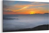 Schilderij - Zee van wolken — 90x60 cm