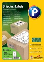 Envoi d'étiquettes Printec 100 feuilles format A4 105x74,3 mm 8 étiquettes par A4 800 étiquettes autocollants par boîte