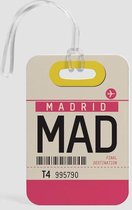 Kofferlabel – MAD (Madrid)