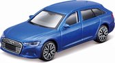 Bburago Audi A6 AVANT blauw schaalmodel 1:43