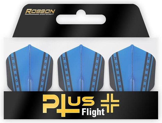 Bull's Robson Plus Flight Std.6 V - Blue - Dart Flights van Bull's — afbeelding 2