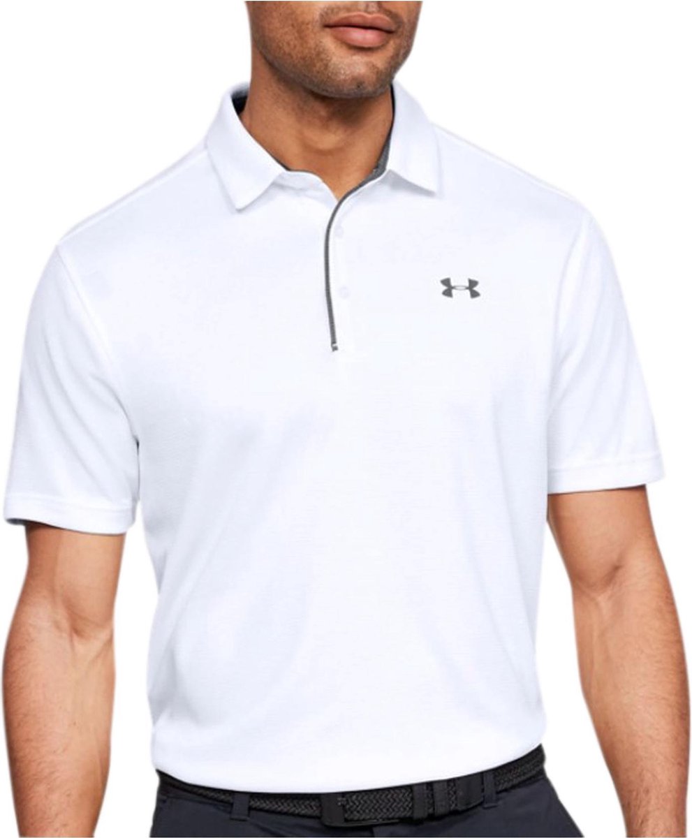 Under Armour Tech  Poloshirt - Mannen - wit