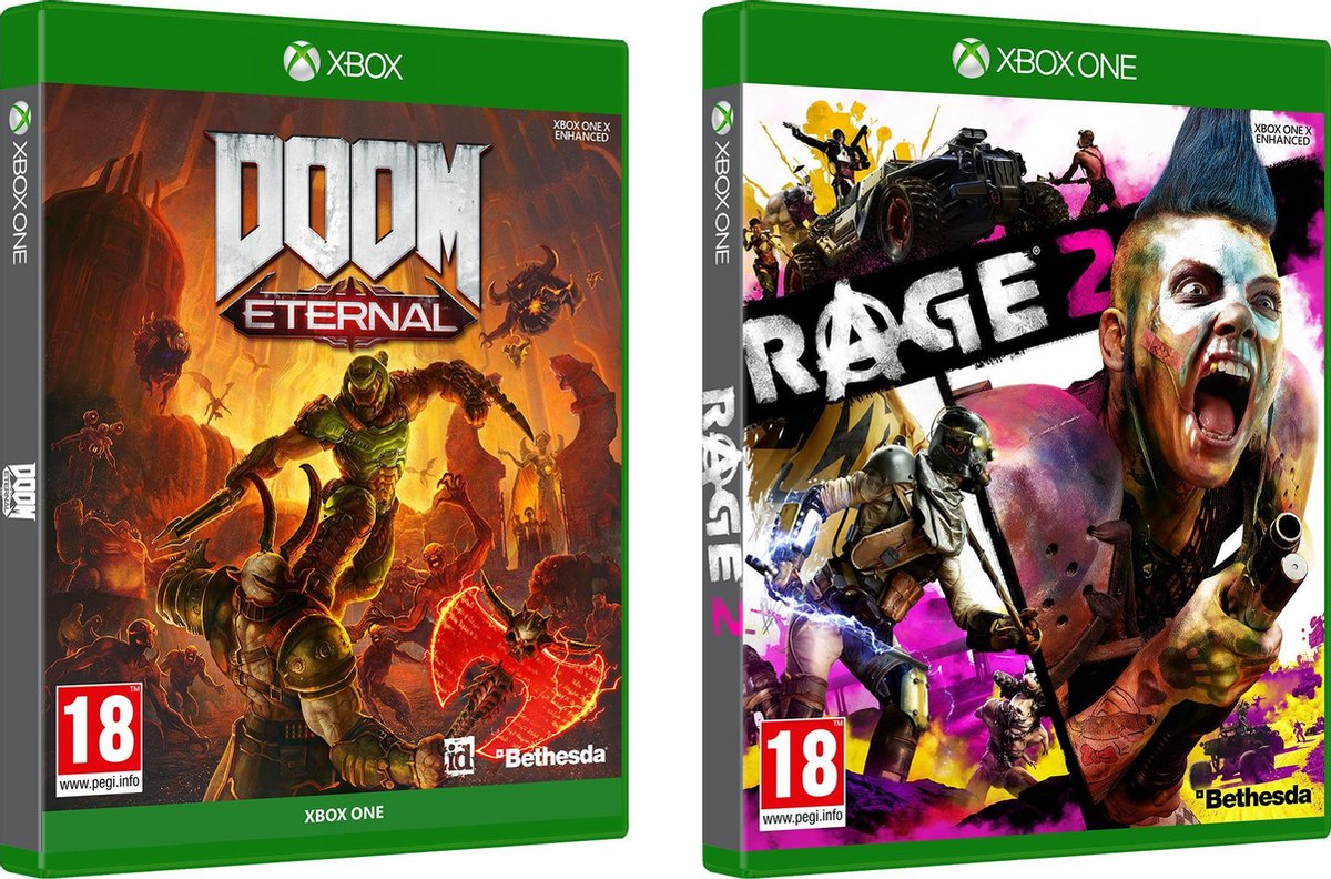 Doom Eternal + Rage 2 Double Pack - Xbox One | Jeux | bol.com