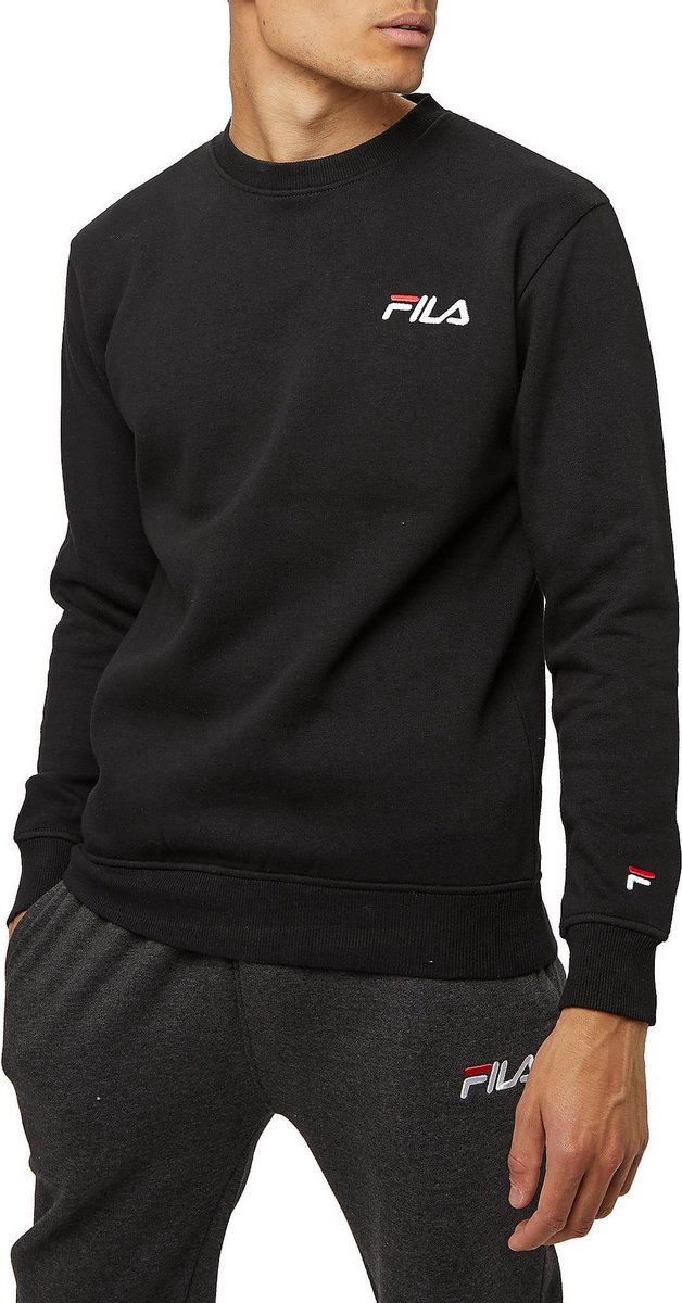 Fila Rometti Crew Core Sweater Zwart Heren | bol.com